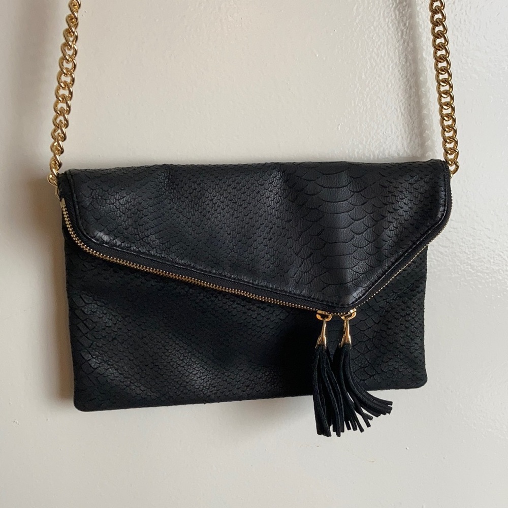 Henri Bendel snakeskin purse/clutch